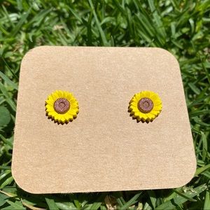 Sunflower Stud Earrings